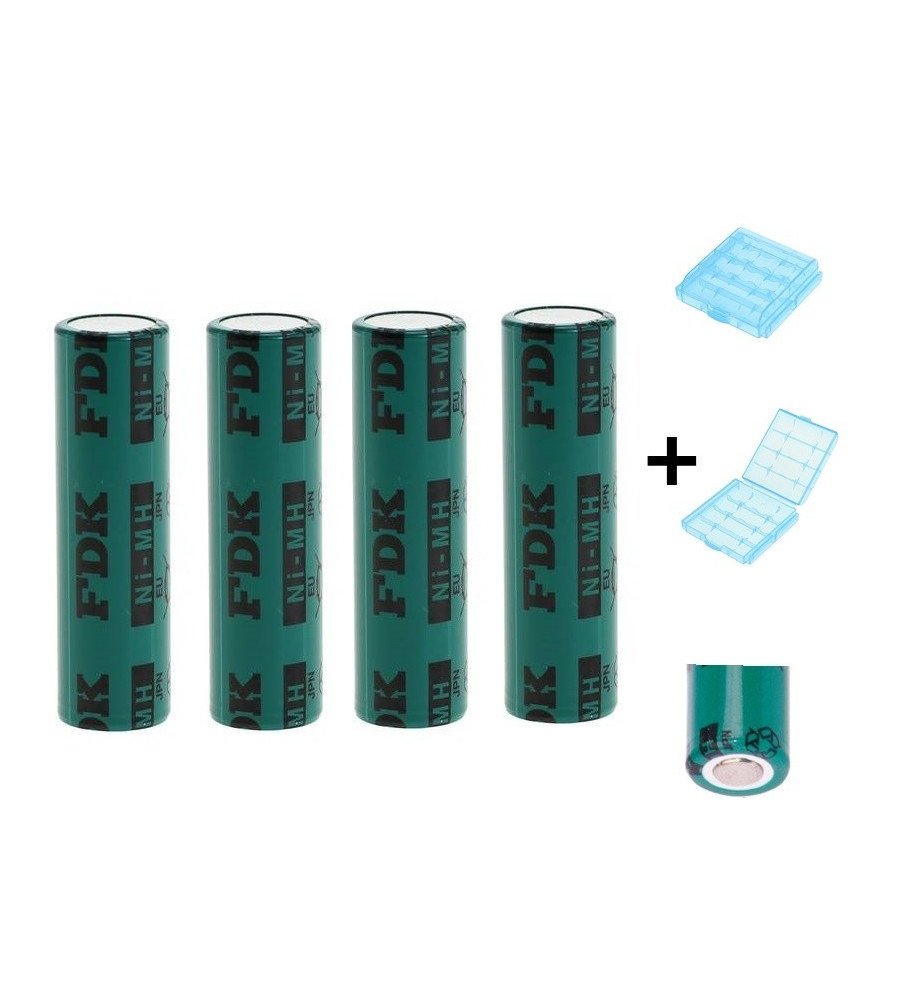 FDK - FDK HR AAAU Battery NiMH 1,2V 730mAh bulk - 4 Pieces - Other formats - ON1344-CB