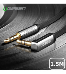 UGREEN - Cablu audio Premium de 3.5mm ultra plat unghi 90 grade - Cabluri audio - UG259-CB