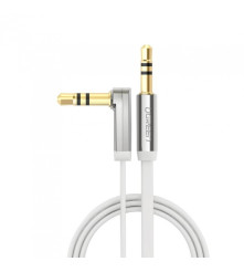 UGREEN - Prémium 3.5mm-es audio kábel Ultra lapos, jobb szög - Audio kábel - UG259-CB