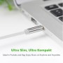 UGREEN - Cablu audio Premium de 3.5mm ultra plat unghi 90 grade - Cabluri audio - UG259-CB