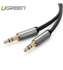 UGREEN - Cablu Audio cu jack de 3.5mm Tată-Tată Ultra Flat Negru - Cabluri audio - UG250-CB