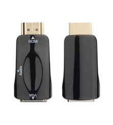 Oem - Convertor Adaptor HDMI la VGA + audio - HDMI adaptoare - AL969-CB