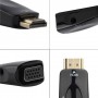 Oem - Convertor Adaptor HDMI la VGA + audio - HDMI adaptoare - AL969-CB