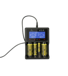 XTAR - XTAR VC4 Ni-MH și Li-ion USB incarcator de baterie - Încărcătoare de baterii - NK024