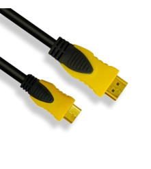 Oem - Mini HDMI to HDMI Cable 1.8M v1.2 - HDMI kábelek - YPC235-CB