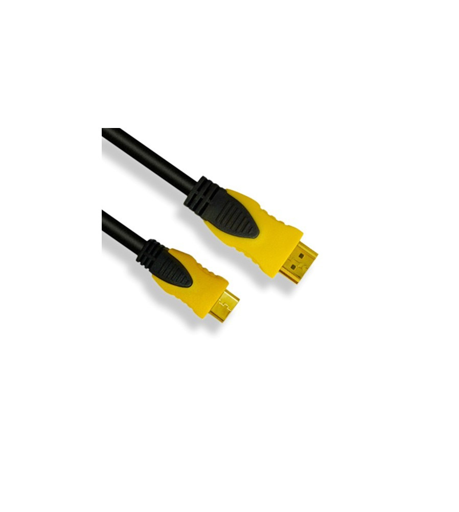 Oem - Mini HDMI to HDMI Cable 1.8M v1.2 - HDMI kábelek - YPC235-CB