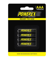 POWEREX - Powerex AAA 1000mAh reincarcabile - Format AAA - NK125-CB