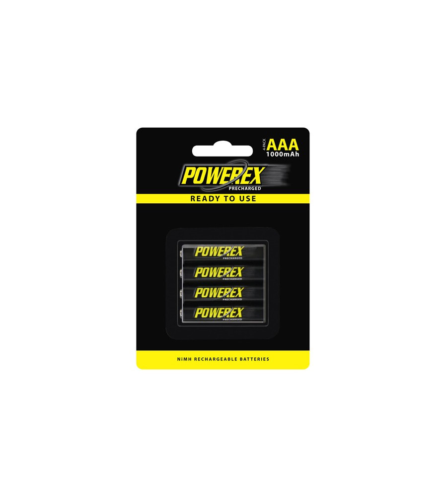 POWEREX - Powerex AAA 1000mAh reincarcabile - Format AAA - NK125-CB