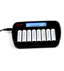 Japcell - Japcell BC-800 incarcator de baterii cu 8 canale - Încărcătoare de baterii - BC800