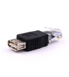 Oem - RJ45 Male la USB Female LAN Ethernet Adapter - Adaptoare USB  - AL984