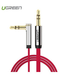 UGREEN - Cablu audio Premium de 3.5mm ultra plat unghi 90 grade - Cabluri audio - UG259-CB