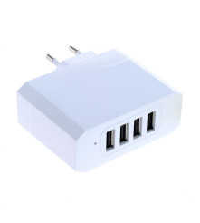 OTB - 4-Portos USB 4.8A Multi adapter Auto-ID - EU Plug - Ac charger - ON3927
