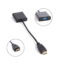 Oem - HDMI Tata la VGA Mama Adaptor Convertor - HDMI adaptoare - AL725-CB