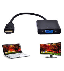Oem - HDMI Tata la VGA Mama Adaptor Convertor - HDMI adaptoare - AL725-CB