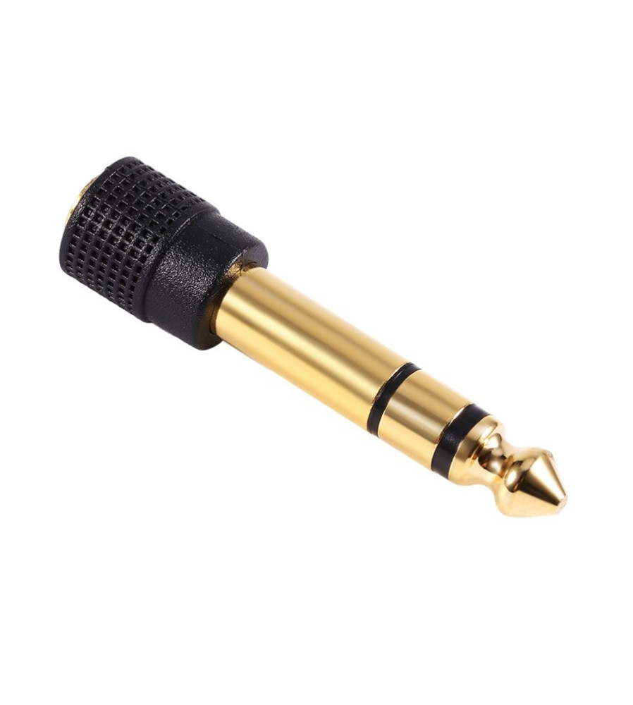 Oem - Adaptor Jack Stereo 6,35 mm Tata - 3,5 mm Mama - Adaptoare audio - AL605