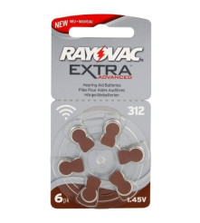 Rayovac - Rayovac Extra Advanced 312 / PR312 / PR41 baterii aparate auditive - Baterii auditive - BL248-CB