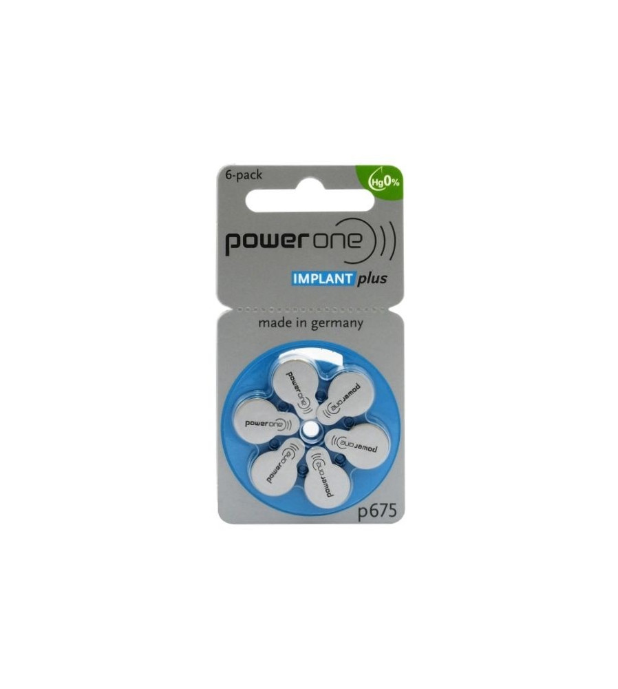 Varta - Power One 675 IMPLANT Plus baterii aparate auditive - Baterii auditive - NK396-CB