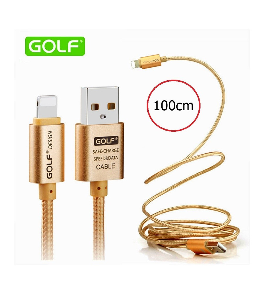 GOLF - Cablu pentru iPhone 6 Plus 5 5S iPad 4 Air 2 - iPhone cabluri de date  - AL615-CB