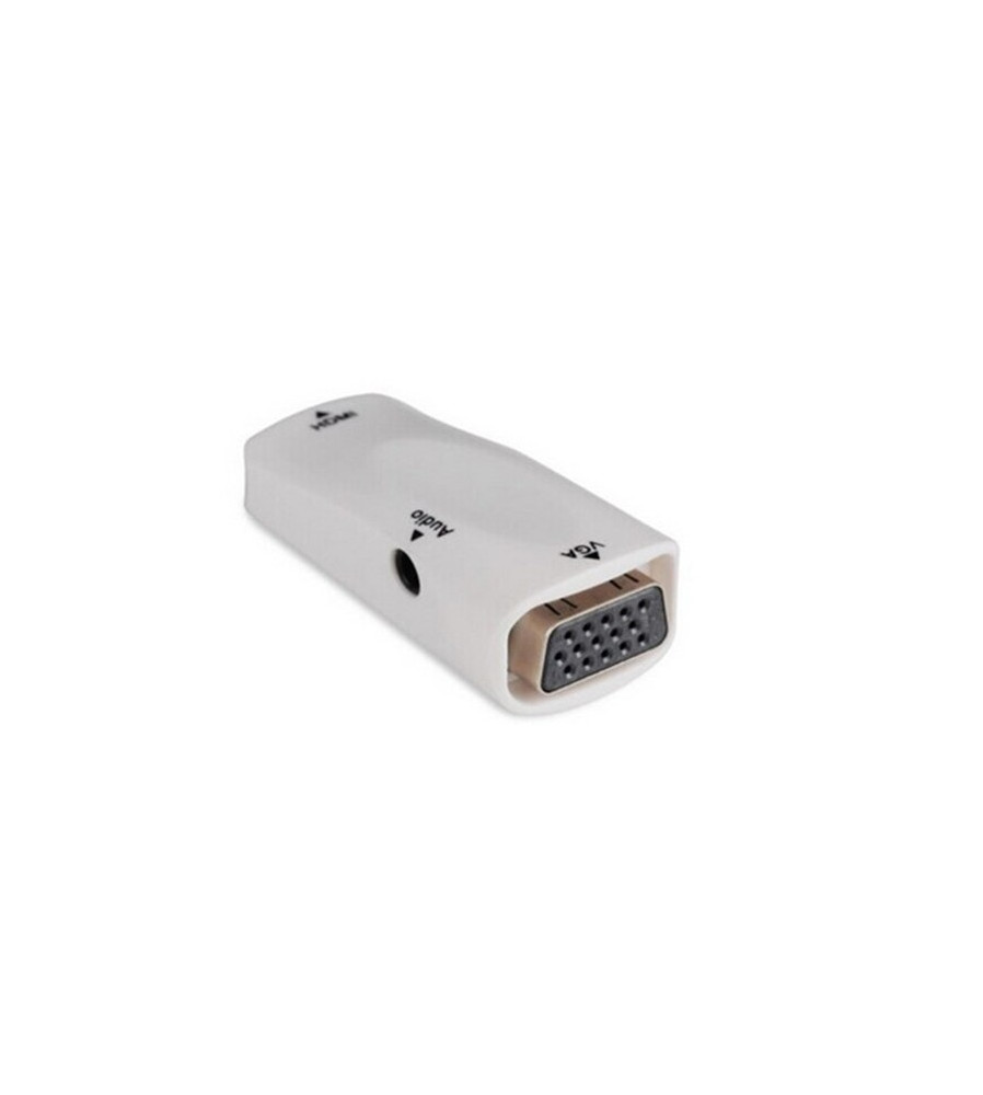 Oem - Convertor Adaptor HDMI Mama la VGA Mama + audio - HDMI adaptoare - AL577-CB