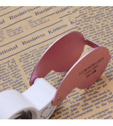 Oem - 40x-zoom Lupa metal cu lumina LED inclusiv 3 baterii - Lupe și Microscoape - AL490-CB