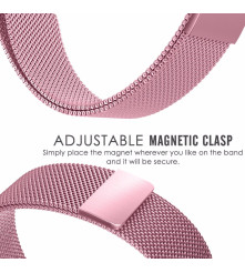 Oem - Bratara metalica Milano pentru Fitbit Blaze cu inchidere magnetica - Brățări - AL484-CB