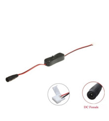 Oem - Intrerupator LED Stip 8mm, cu 2 pini, LED singura culoare - Accessorii LED - LSCC24-CB