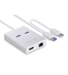 UGREEN - USB 3.0 Multi-Display HDMI HDTV 1000 Gigabit Ethernet - Adaptoare reţea - UG162