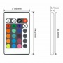 Oem - 12V 24 taste RGB muzica controler LED senzor de sunet Negru - Accessorii LED - LCR33