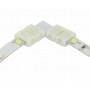 Oem - Conector L de 10mm pentru benzi LED de 1 culoare SMD5050 5630 - Conectori LED - LSC24-CB