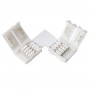 Oem - Conector L de 10mm pentru benzi RGB SMD5050 5630 - Conectori LED - LSC27-CB