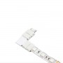 Oem - Conector L de 10mm pentru benzi RGB SMD5050 5630 - Conectori LED - LSC27-CB