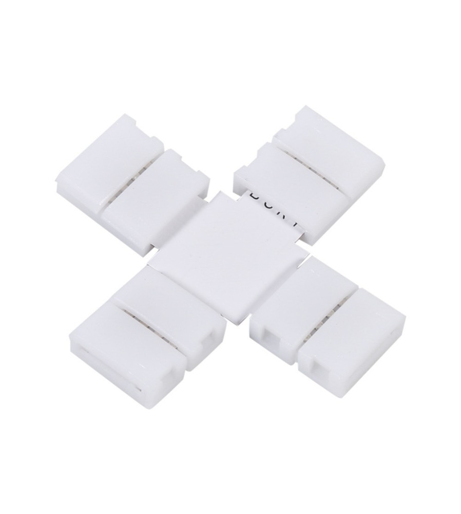Oem - Conector X de 10mm pentru benzi RGB SMD5050 5630 - Conectori LED - LSC29-CB