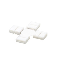 Oem - Conector X 5Pini de 10mm pentru benzi RGBW SMD5050 5630 - Conectori LED - LSC40-CB