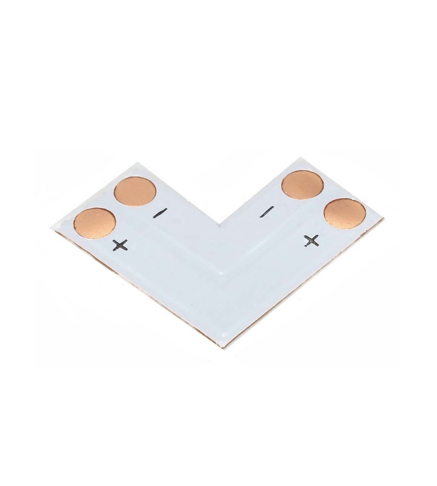 Oem - Conector PCB L de 10mm pentru benzi LED de 1 culoare SMD5050 5630 - Conectori LED - LSC15-CB