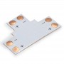 Oem - Conector PCB T de 10mm pentru benzi LED de 1 culoare SMD5050 5630 - Conectori LED - LSC16-CB