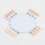 Oem - Conector PCB X de 10mm 4-Pini pentru benzi LED RGB SMD5050 5630 - Conectori LED - LSC20-CB