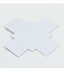 Oem - Conector PCB X de 10mm 4-Pini pentru benzi LED RGB SMD5050 5630 - Conectori LED - LSC20-CB