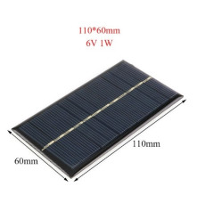 Oem - 6V 1W 110x60mm Mini panou solar - DIY Solar - AL104