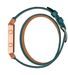 Oem - Bratara Infinity din piele ecologica pentru Fitbit Blaze fara carcasa - Brățări - AL152-CB