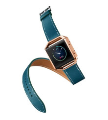 Oem - Bratara Infinity din piele ecologica pentru Fitbit Blaze fara carcasa - Brățări - AL152-CB
