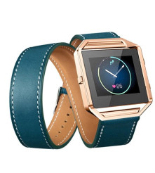 Oem - Bratara Infinity din piele ecologica pentru Fitbit Blaze fara carcasa - Brățări - AL152-CB