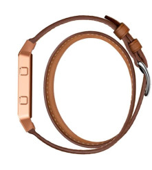 Oem - Bratara Infinity din piele ecologica pentru Fitbit Blaze fara carcasa - Brățări - AL152-CB