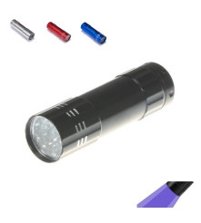 Oem - Lanterna 9 LED UV ultra violet purpuriu aluminiu - Lanterne - LFT70-CB