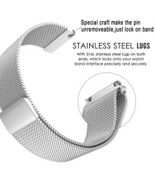 Oem - Bratara metalica Milano pentru Fitbit Blaze cu inchidere magnetica - Brățări - AL484-CB