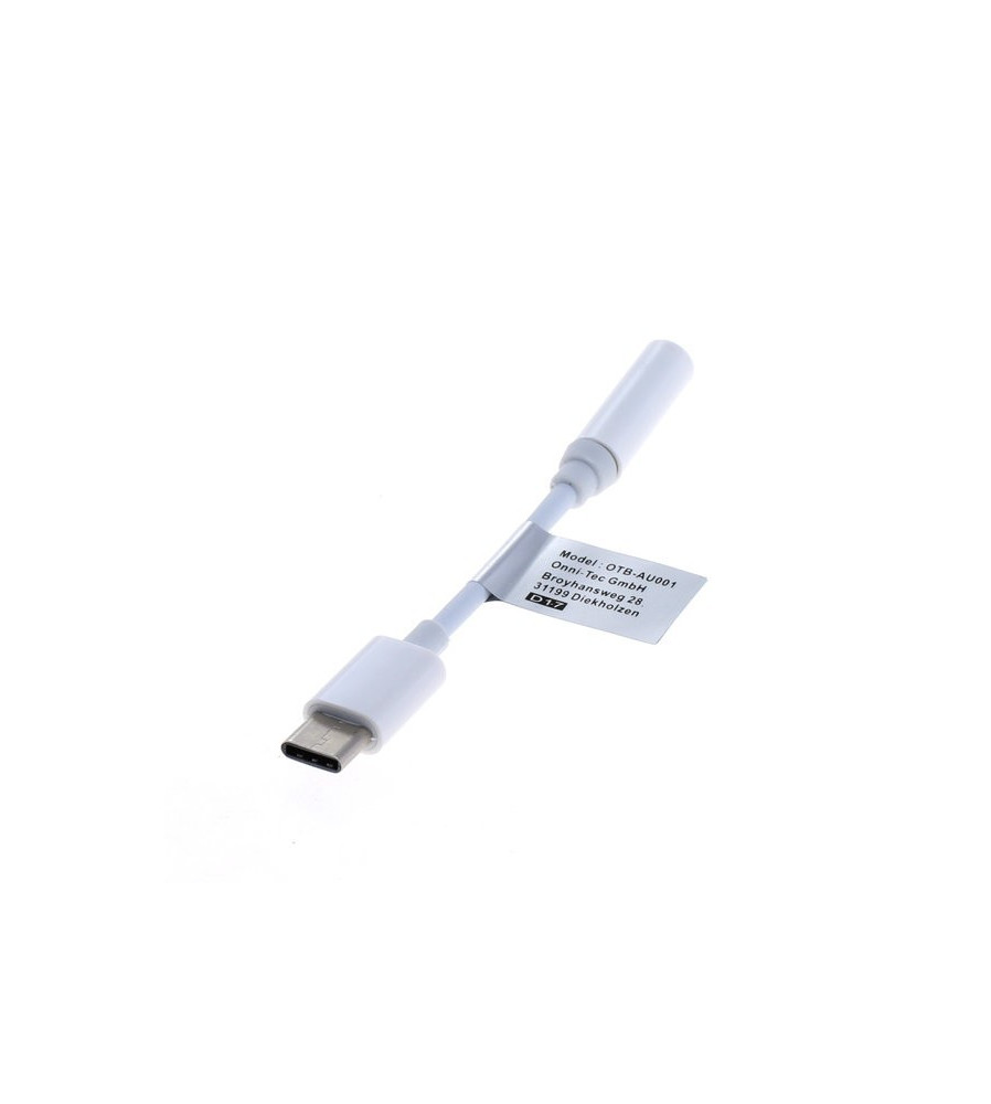 Oem - OTB audio adapter kompatibilis az USB TYPE C-vel (USB-C) - 3,5 mm-es sztereó kábellel - Audio kábel - ON4886