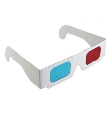 Oem - 3D Red-Cyan Cardboard Paper Glasses - TV kiegészítők - AL077-CB