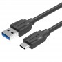 Vention - Cablu de date USB 3.0 la USB de tip C - Negru - Cabluri USB 3.0 - V022-CB