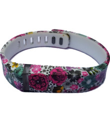 Oem - FloralFlex Bratara TPU pentru Fitbit Flex - Brățări - AL180-CB