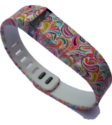 Oem - FloralFlex Bratara TPU pentru Fitbit Flex - Brățări - AL180-CB