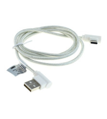 OTB - 1m Cablu de date USB TIP C (USB-C) la USB conector la 90 de grade - Cabluri USB la USB C - ON5021-CB